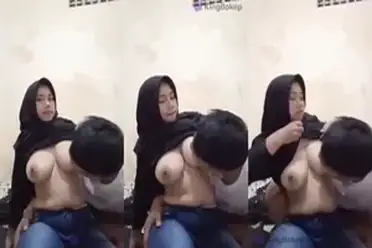 Ngisep Tetek Perempuan Jilbab Tobrut